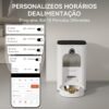 Alimentador Pet Gato Cão Automático WiFi Câmera Smart Dispensador de Ração Automático com Camera e Audio (4L) - Image 3