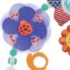 Maxi Baby Móbile Arco com Chocalho Interativo Spring, Encaixe Universal para Carrinho, Berço, Bebê conforto, Cadeiras - Cores Vibrantes e Formatos da Natureza - Image 3