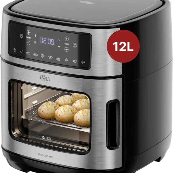 WAP Fritadeira Elétrica Air Fryer OVEN DIGITAL 12 Litros, Revestimento Antiaderente, 10 Funções, 1800W 127V
