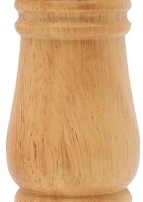 Mimo Style Moedor Manual Para Pimenta e Sal, Ideal Para Moer Grãos e Condimentos Secos, Produzido Inteiramente em Madeira, Moedor de Cerâmica Com Pino Regulador de Tamanho do Grão, Fácil Manuseio