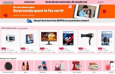 Ofertas do Dia dos Namorados - Amazon